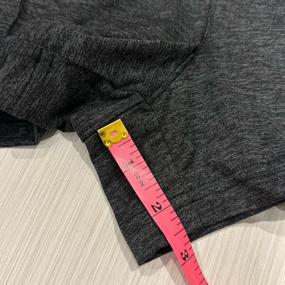 Fourlaps NWT Stratus Short Black Heather with drawstring, very soft. Dark Grey. - Picture 10 of 11